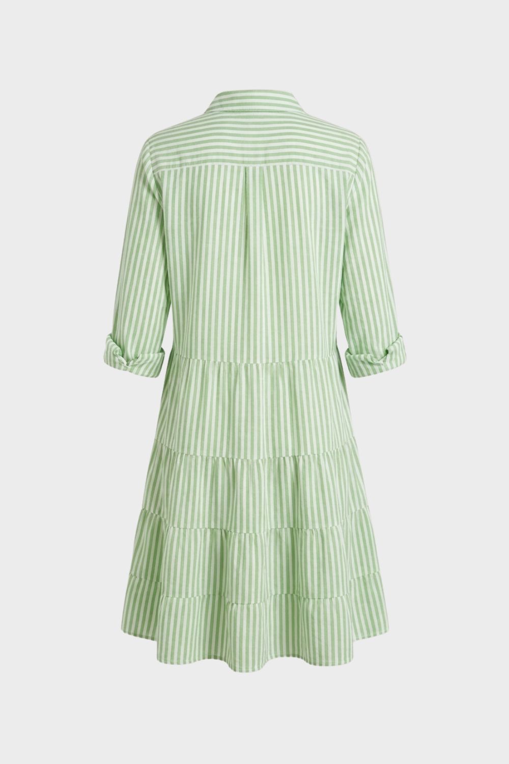 Damen-Sommerkleid in Midi-Länge | Knopfleiste