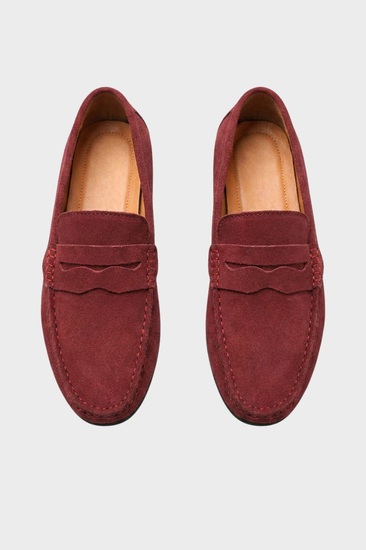 Loafer Herren mit Mokassin Naht und Schlupfform