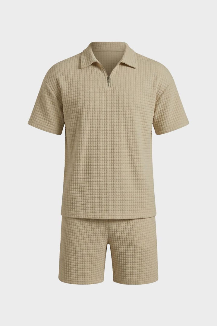 Herren Sommer Set | Polo und Shorts – Material-Detail