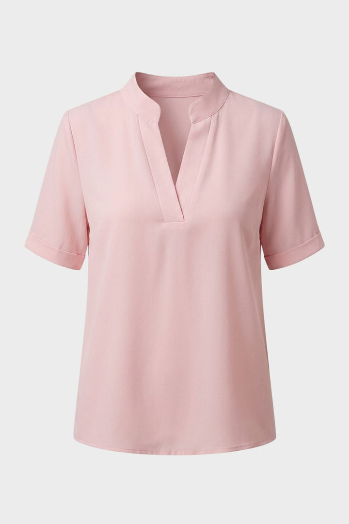 Damen Bluse | V-Ausschnitt Sommer – Rückansicht