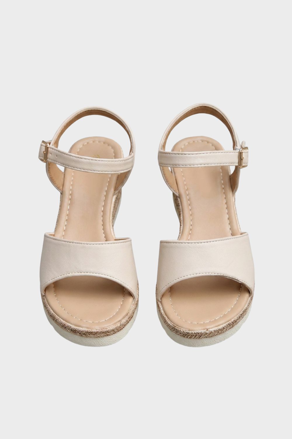 Sandalen Damen mit Keilabsatz und Riemchen