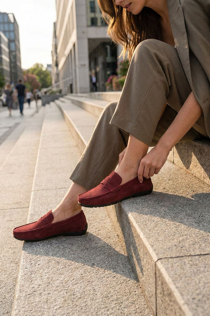 Loafer Herren mit Mokassin Naht und Schlupfform