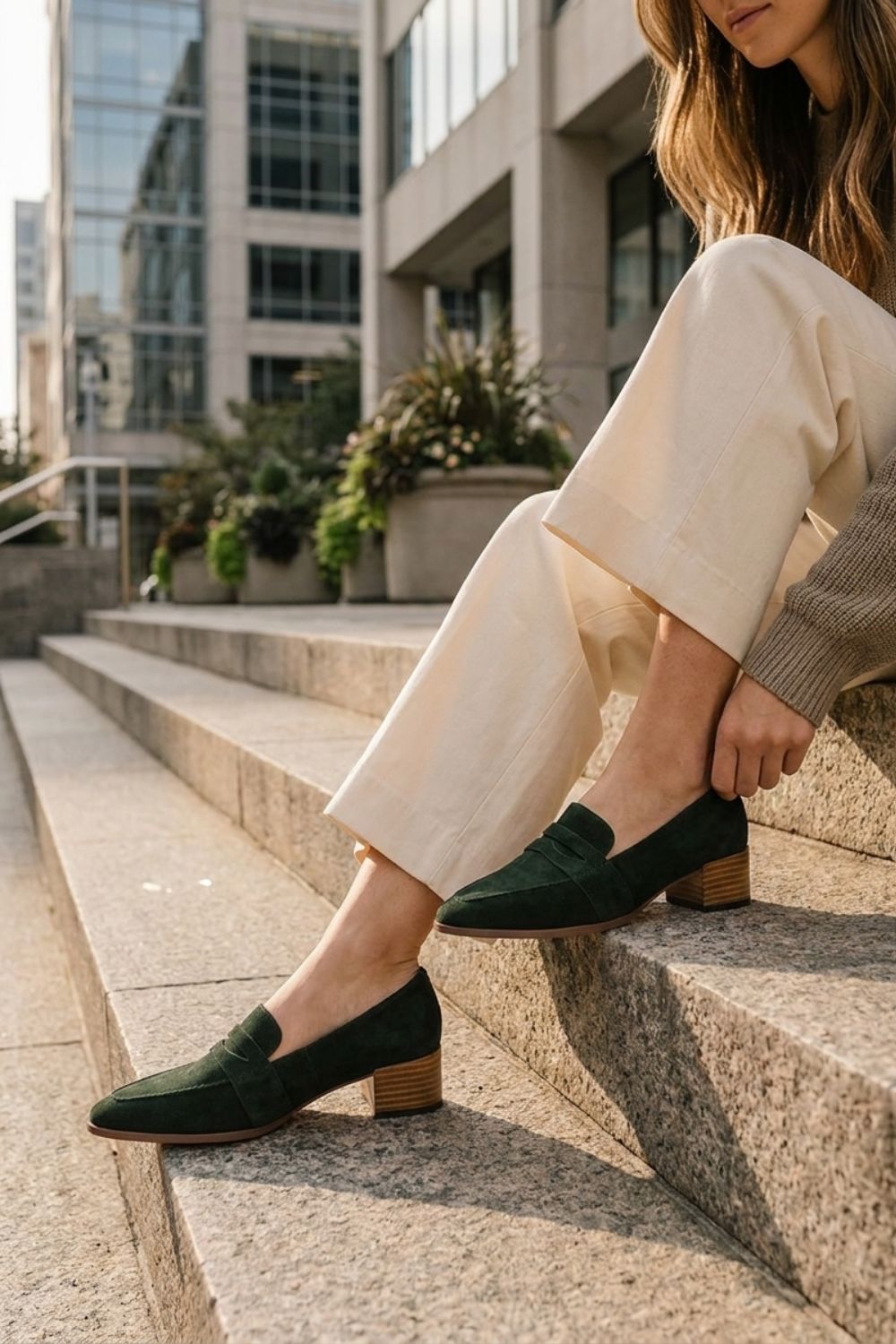 Damen Penny Loafer | Wildleder