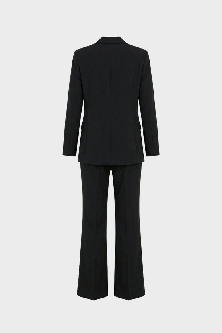 Hosenanzug Damen Zweiteiler mit Blazer und Schlaghose