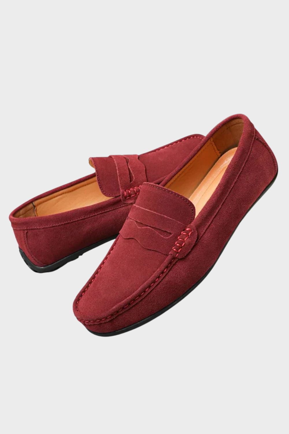Loafer Herren mit Mokassin Naht und Schlupfform