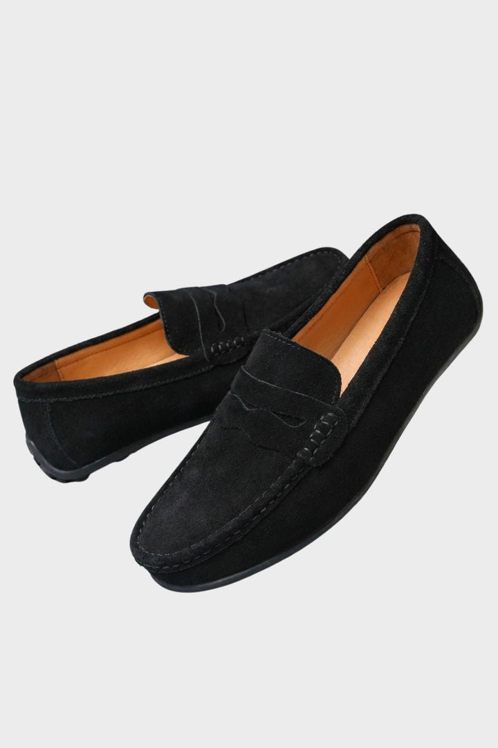 Loafer Herren mit Mokassin Naht und Schlupfform