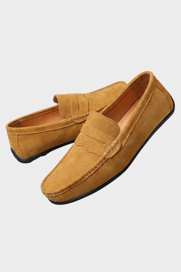 Loafer Herren mit Mokassin Naht und Schlupfform