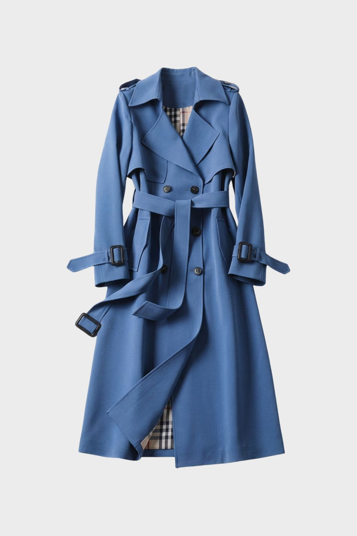 Trenchcoat Damen mit Gürtel und Doppelreihe