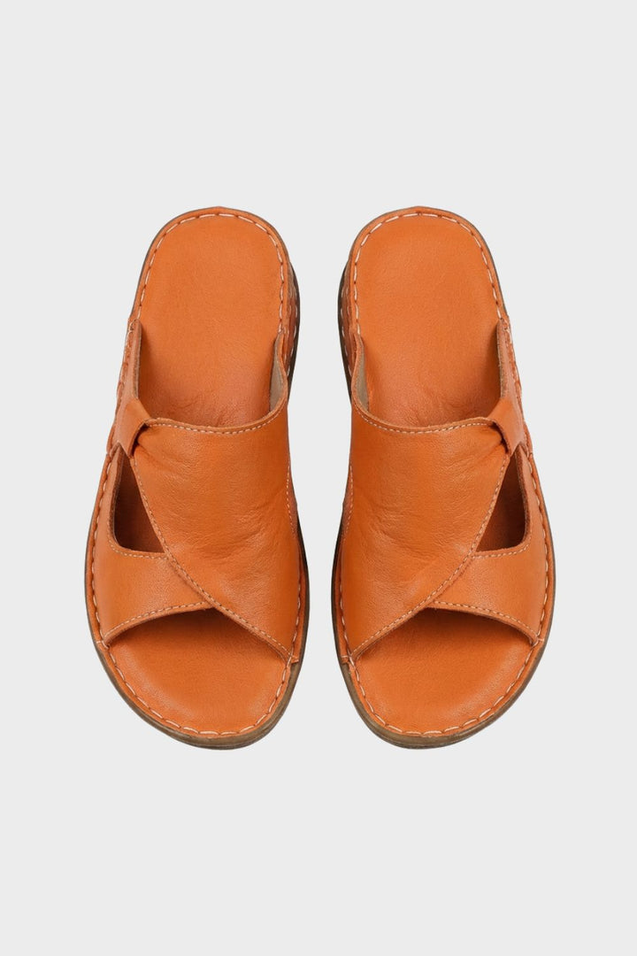 Sandalen Damen Pantoletten mit Kreuzriemen