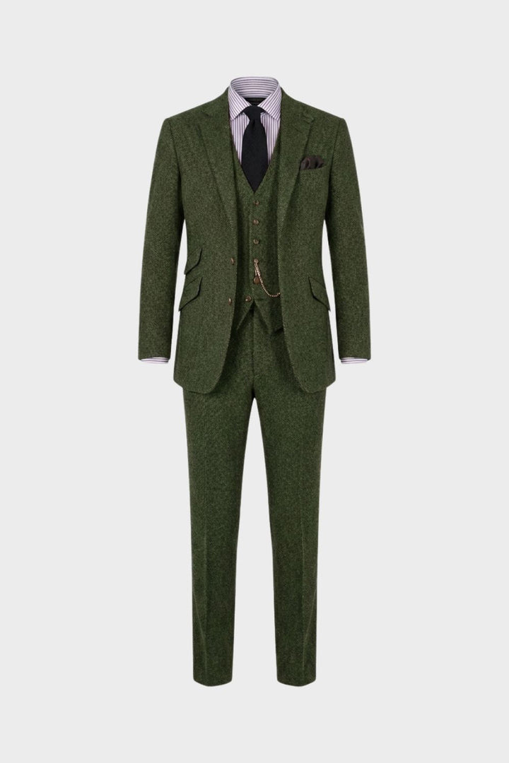 Herren Tweed Anzug | Dreiteiler