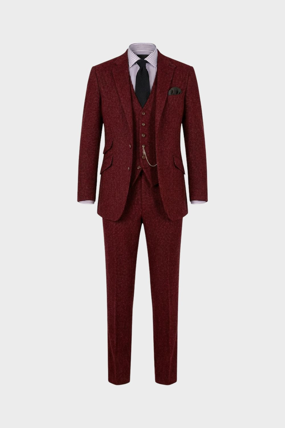 Herren Tweed Anzug | Dreiteiler