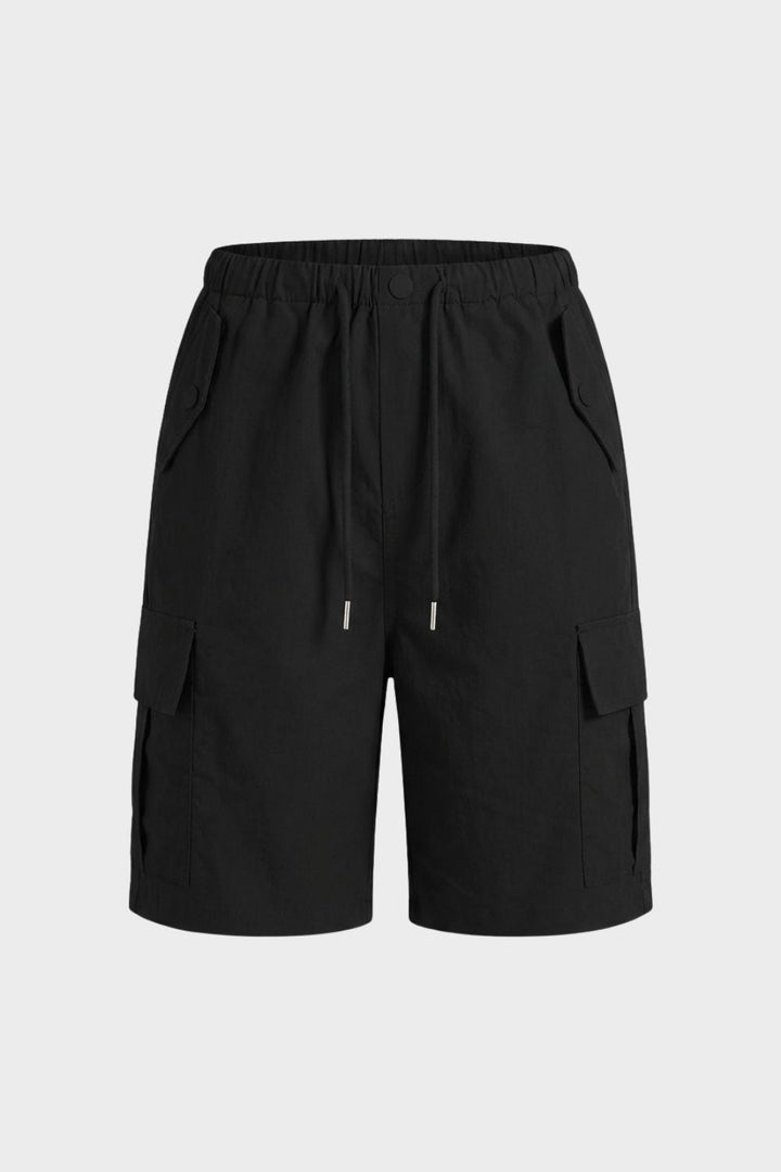 Damen Cargo Shorts mit elastischem Bund