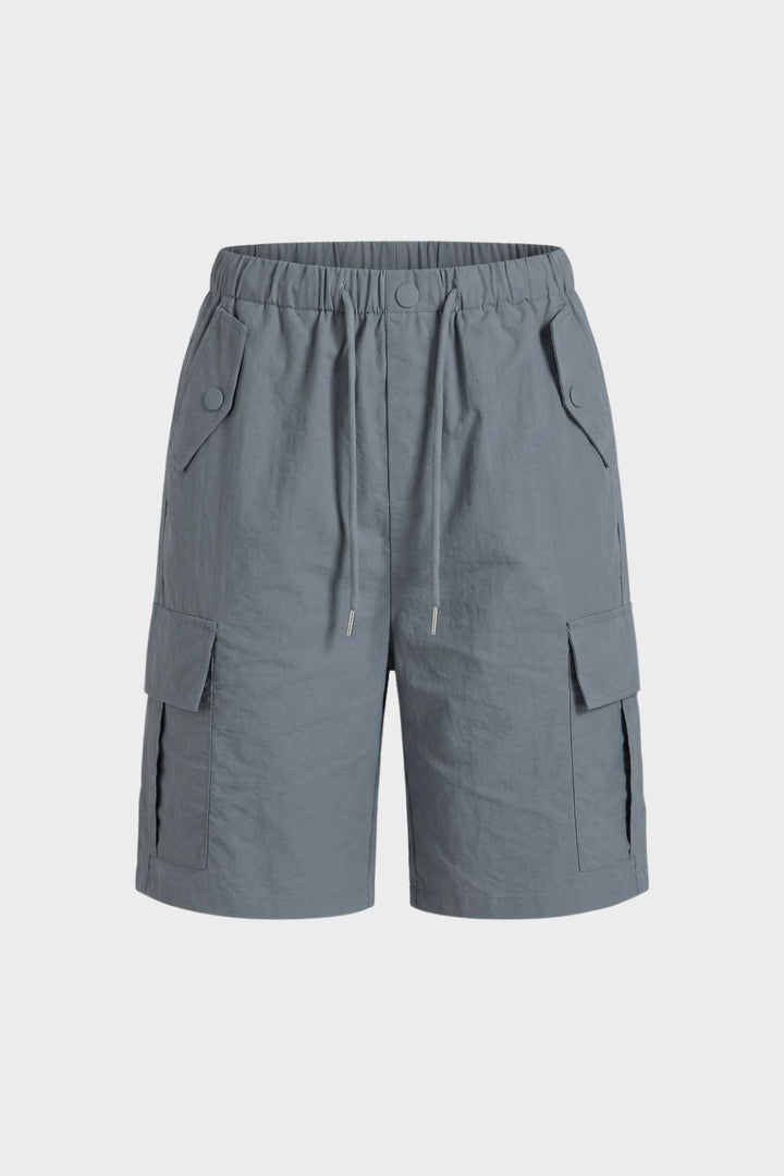 Damen Cargo Shorts mit elastischem Bund