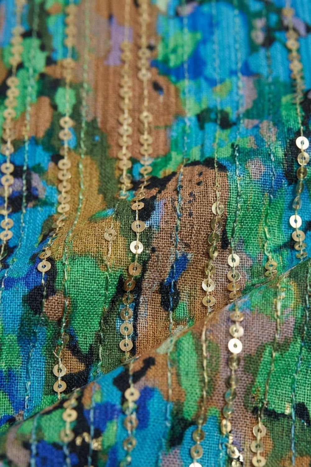Damen Wickelkleid mit V-Ausschnitt und Print