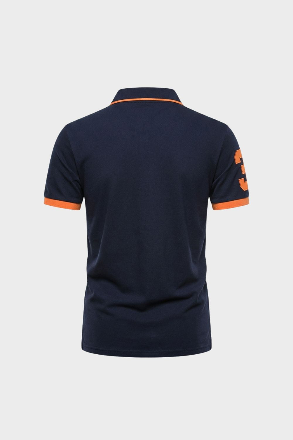Poloshirt Herren Kurzarm mit Kontrastkragen