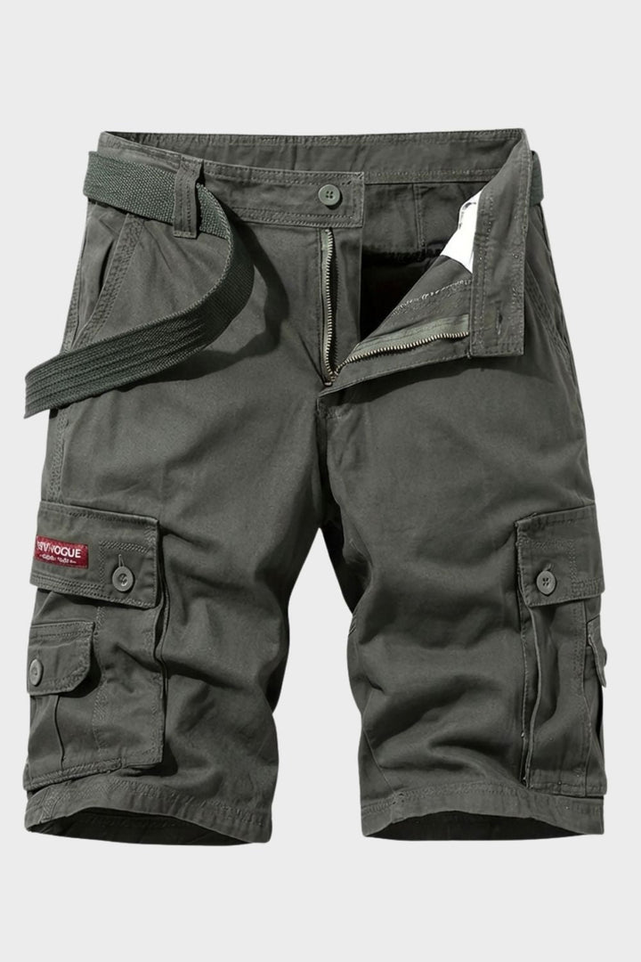 Cargo Shorts Herren kurze Hose mit Taschen und Gürtel – Model 2