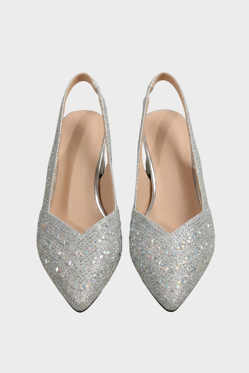 Damen Slingback Pumps | Strass