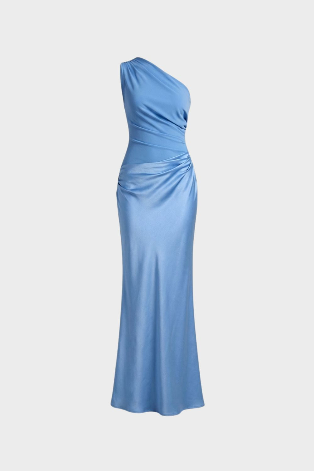 Damen Satin Maxikleid – Hochzeit – Material-Detail