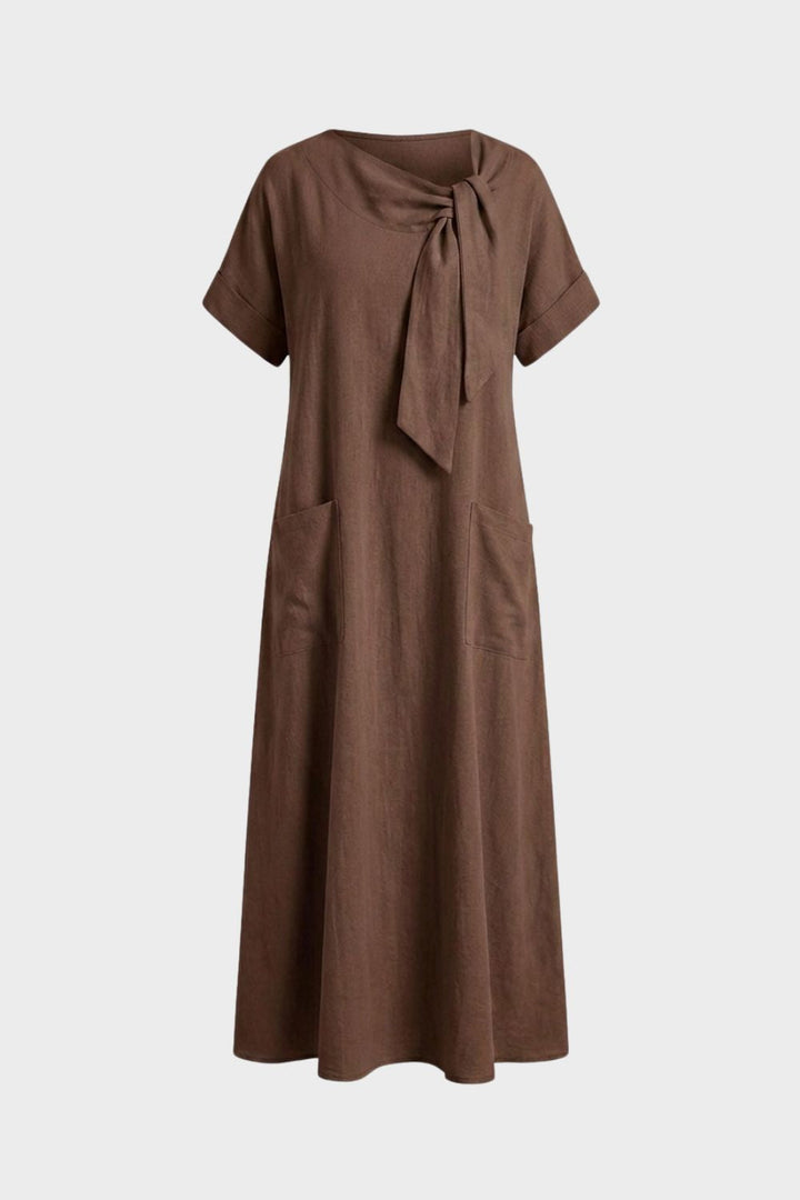 Damen Loose Maxikleid | Rundhals – Farb-Übersicht