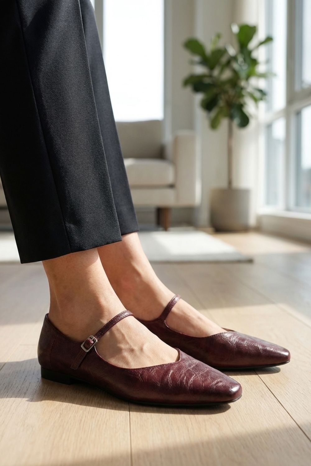 Damen Bequeme Pantoletten | Beige