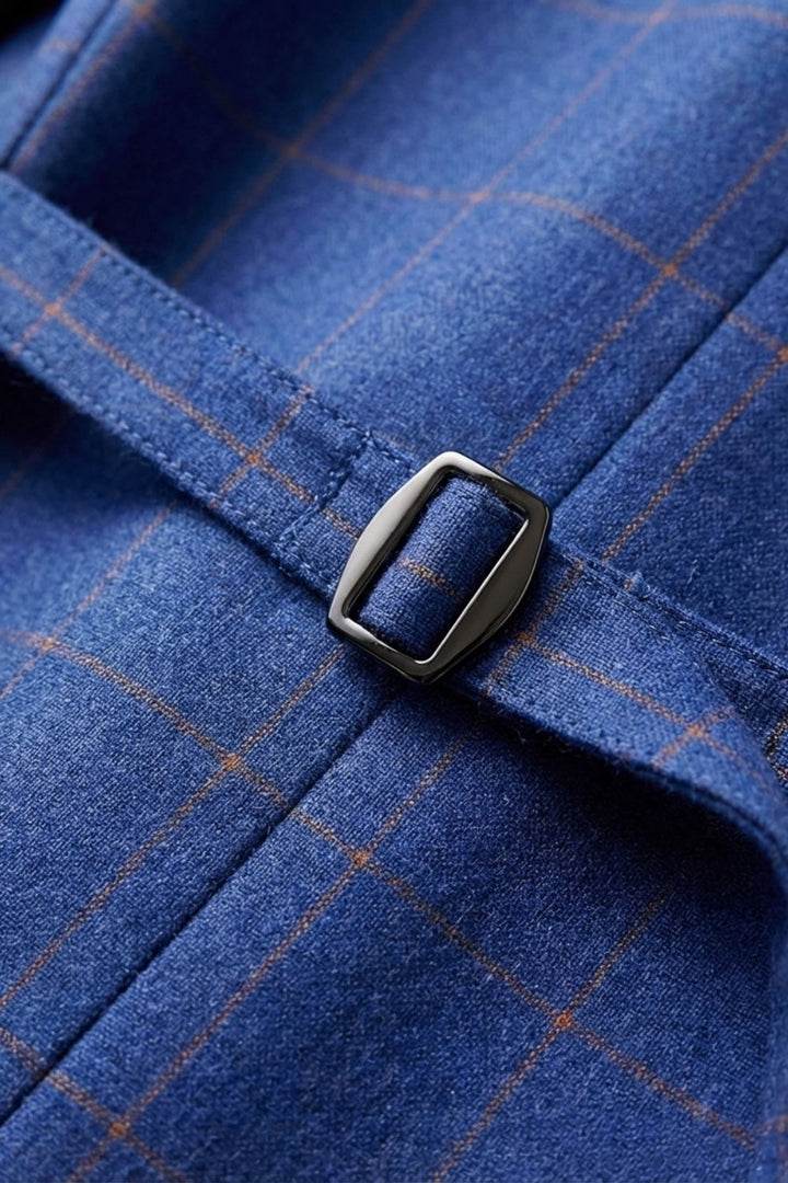 Herren Anzüge – Dreiteiliger Anzug mit Zwei-Knopf-Blazer, Weste und moderner Passform