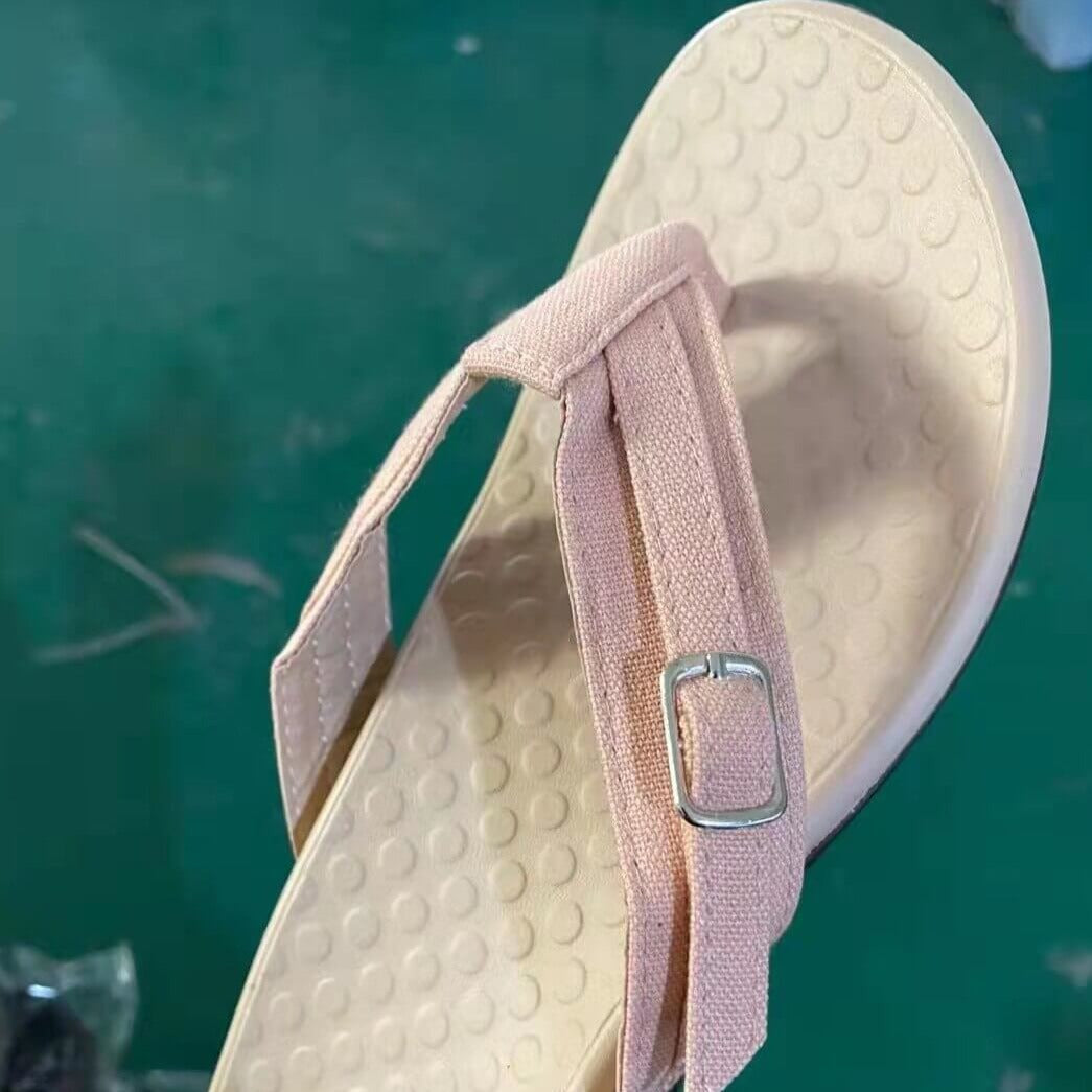 Damen Sommer-Zehentrenner – Detail Material