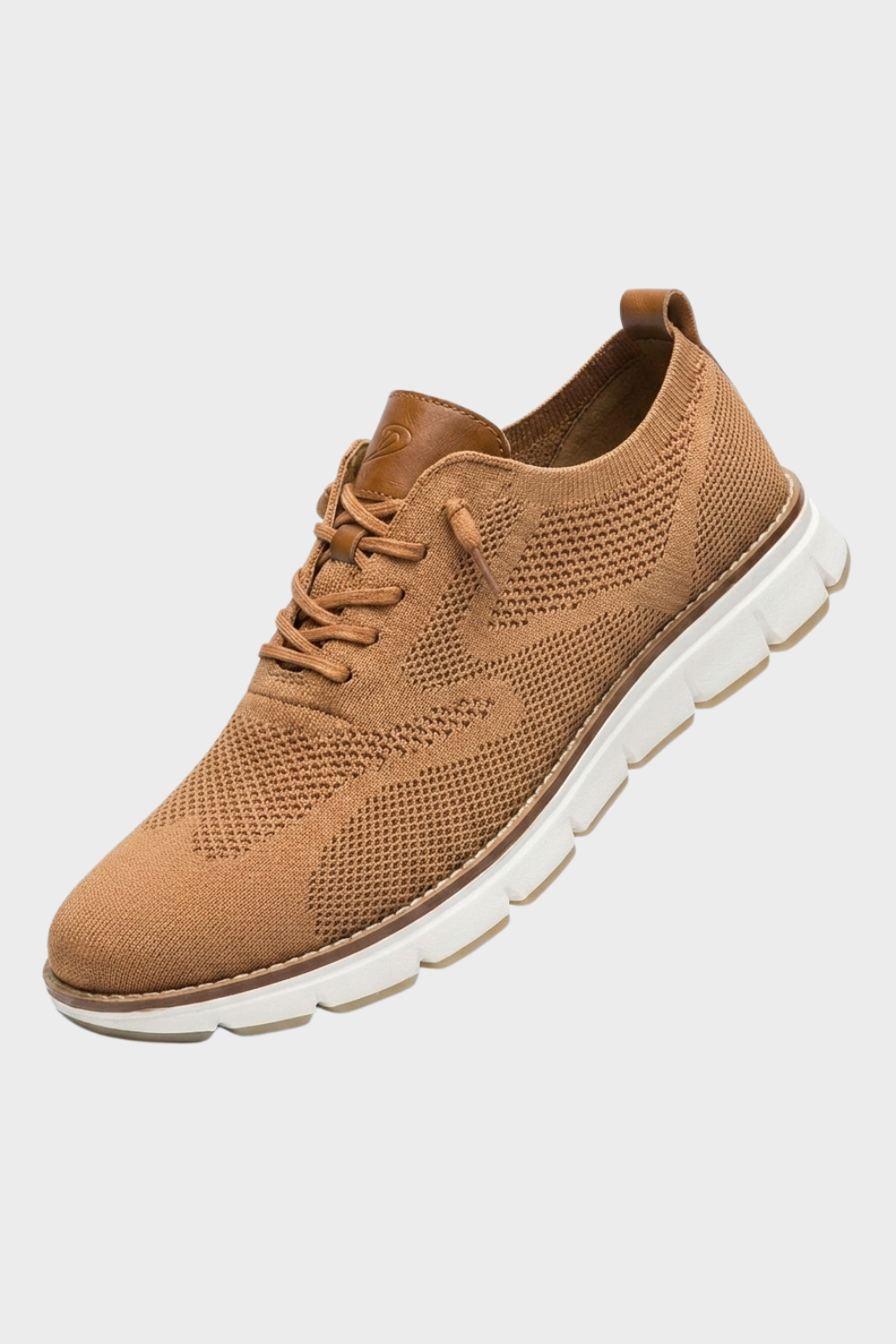 Sneaker Herren mit Schnürung und Strickoptik