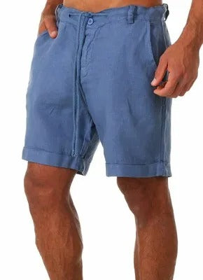 Herren Leinen Shorts | Leicht – Sicht von oben